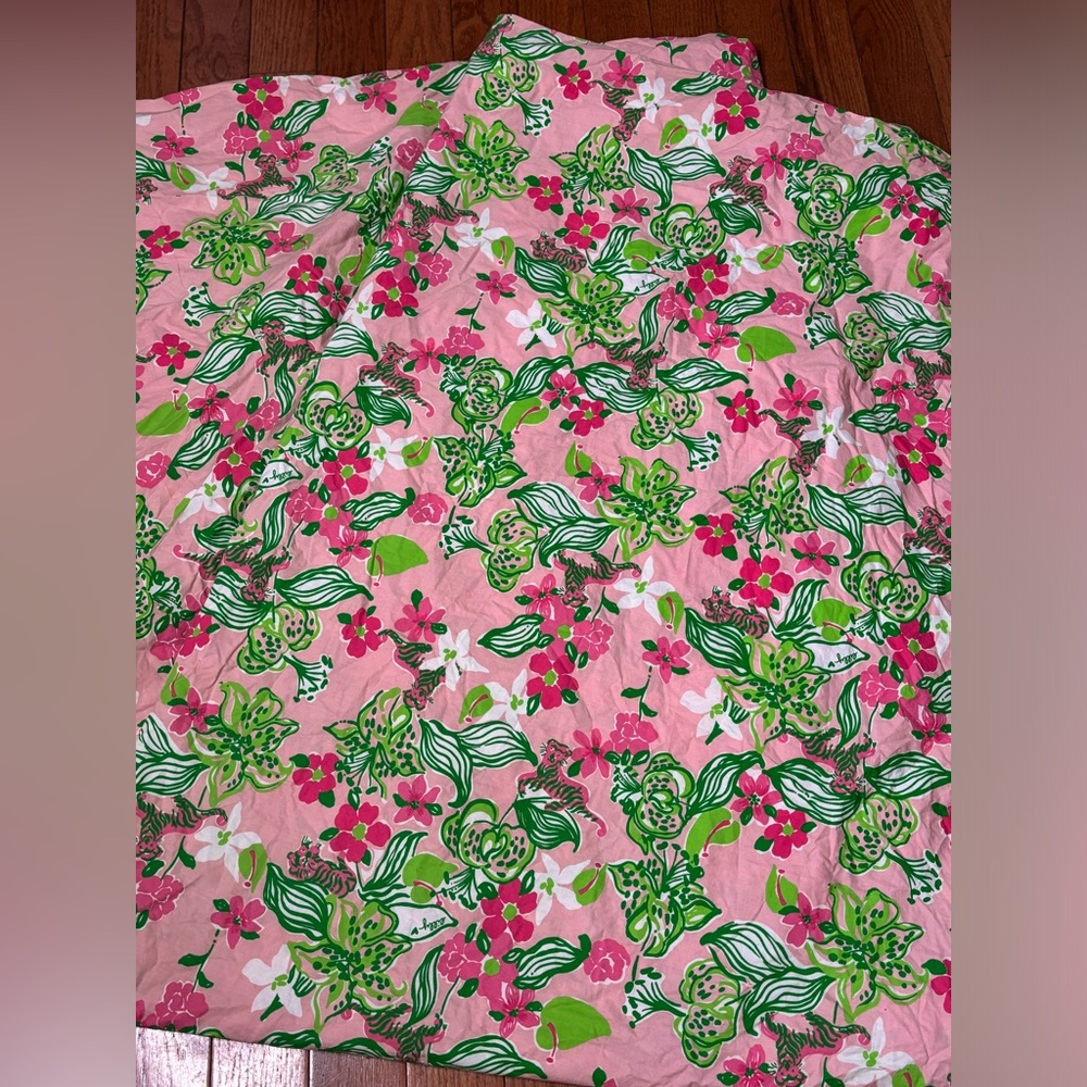 Lilly Pulitzer x Garnet Hill Twin Duvet Cover